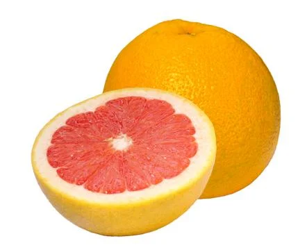 Grapefruit close up Stock Photos