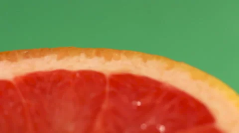 Grapefruit close up in studio Stock Footage 62018143