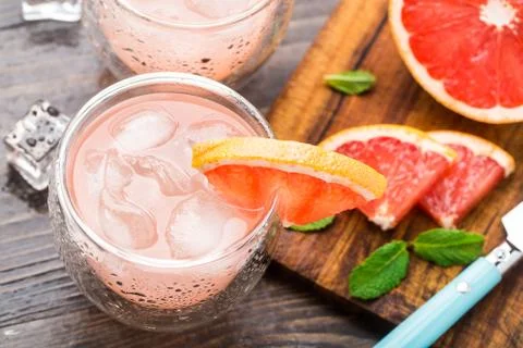 Grapefruit cocktail Stock Photos