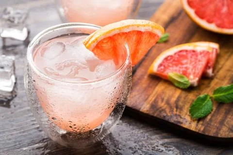 Grapefruit cocktail Stock Photos