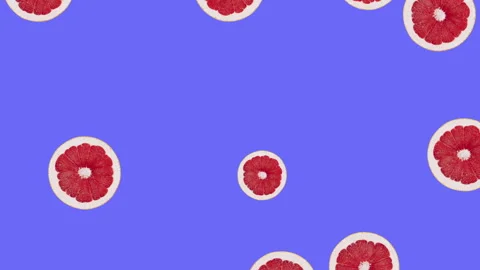 Grapefruit fruit motion design animation Stock Footage 169400982