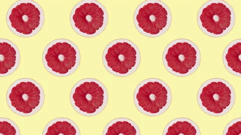 Grapefruit fruit motion design animation Stock Footage 169401193