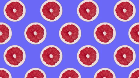 Grapefruit fruit motion design animation Stock Footage 169401381