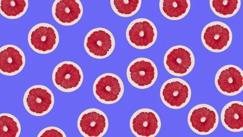 Grapefruit fruit motion design animation Stock Footage 169402251