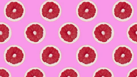 Grapefruit fruit motion design animation Stock Footage 170012222