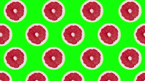 Grapefruit fruit motion design animation Stock Footage 172108891