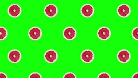 Grapefruit fruit motion design animation Stock Footage 172136870