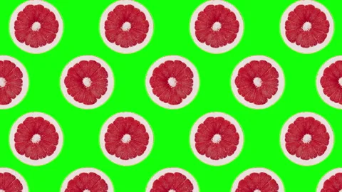Grapefruit fruit motion design animation Stock Footage 172144358