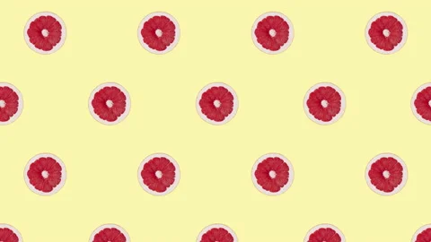 Grapefruit fruit motion design animation Stock Footage 188065042