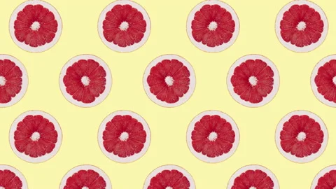 Grapefruit fruit motion design animation Stock Footage 188067153
