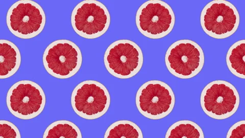 Grapefruit fruit motion design animation Stock Footage 201302774
