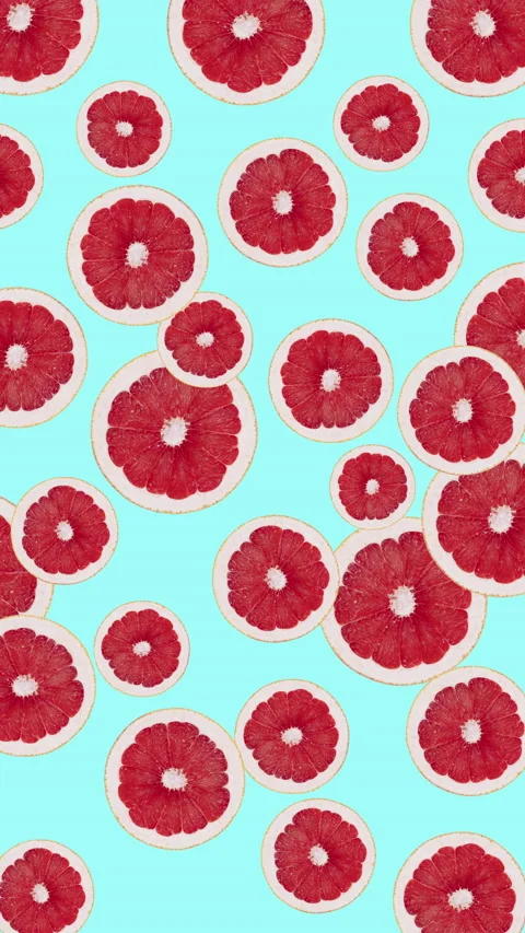 Grapefruit fruit motion design animation Stock Footage 233006249