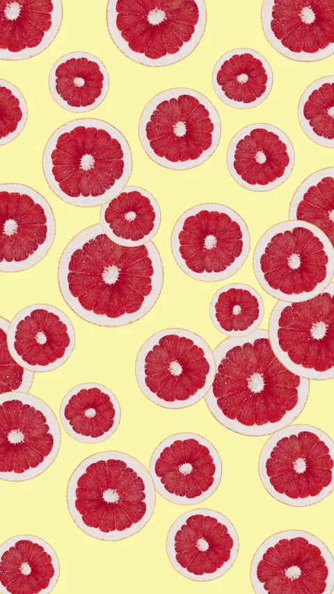 Grapefruit fruit motion design animation Stock Footage 233006548