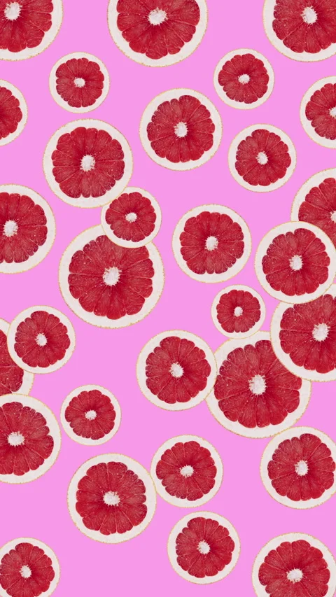 Grapefruit fruit motion design animation Stock Footage 233014543