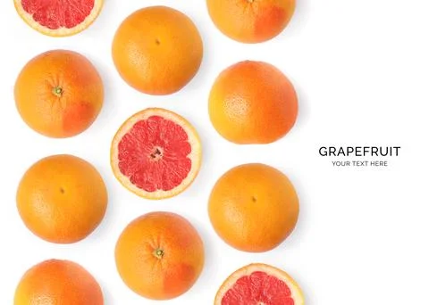 Grapefruit fruit white Foto stock