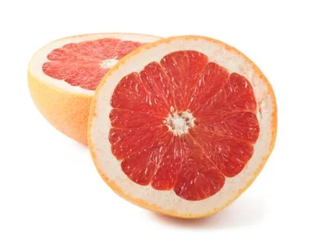Grapefruit halves Stock Photos