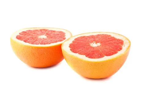 Grapefruit halves Stock Photos