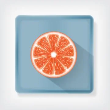 Grapefruit Stock Illustration