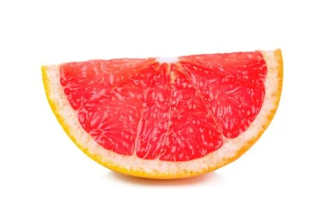 Grapefruit isolated on the white background Stock Photos