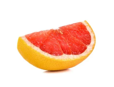 Grapefruit isolated on the white background Stock Photos