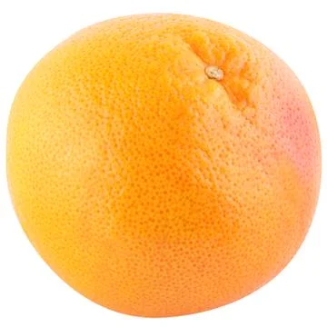 Grapefruit isolated on white with clipping path Stock Photos