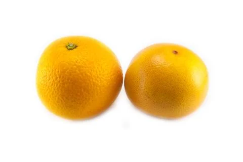 Grapefruit isolated on white Stock Photos