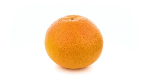 Grapefruit is isolated. yellow lemon on on a white background. 스톡 동영상 164870142