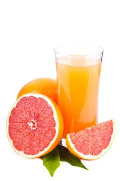 Grapefruit juice Foto stock