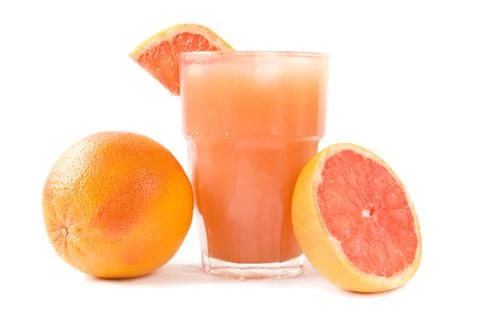 Grapefruit juice Stock Photos