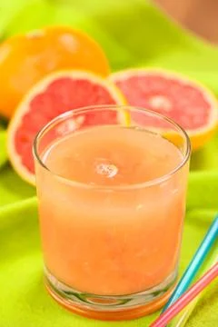 Grapefruit juice Stock Photos