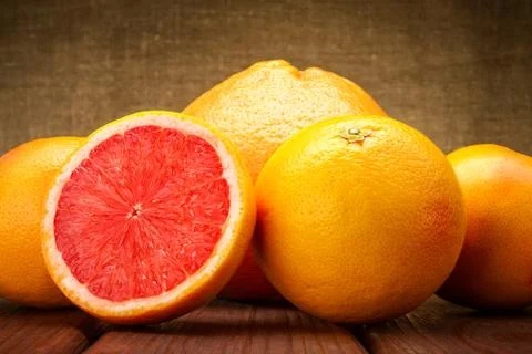Grapefruit juice Stock Photos
