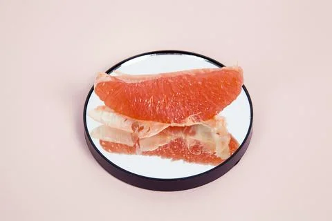 Grapefruit mirror Stock Photos