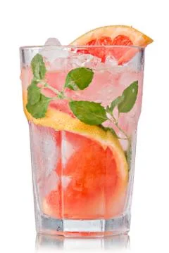 Grapefruit mojito Stock Photos