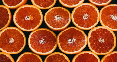 Grapefruit pattern. Can be used as background Stock Photos