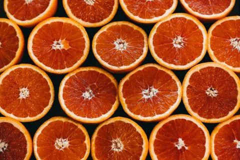 Grapefruit pattern. Can be used as background Stock Photos