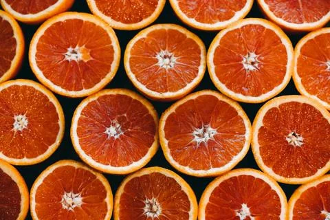 Grapefruit pattern. Can be used as background Stock Photos