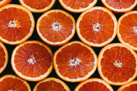 Grapefruit pattern. Can be used as background Stock Photos