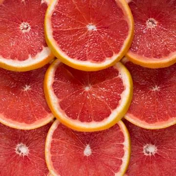 Grapefruit pattern Foto stock