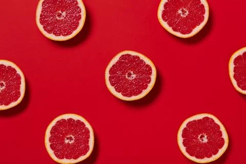 Grapefruit pattern Stock Photos