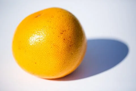 Grapefruit red, white background Stock Photos