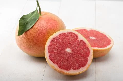 Grapefruit slice Stock Photos