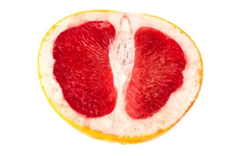 Grapefruit slice Stock Photos
