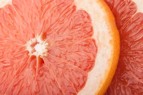 Grapefruit slices as a background Stock-Fotos