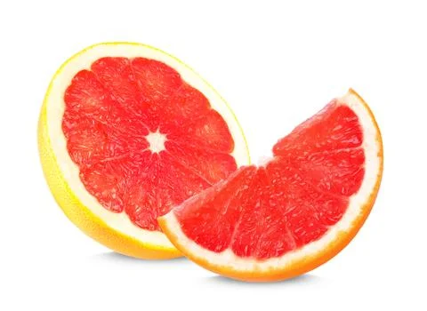 Grapefruit slices Stock Photos