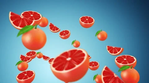 Grapefruit vortex video, grapefruit juice background video Stock-Footage 279146642