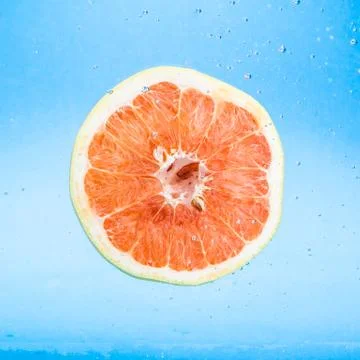 Grapefruit in water Stock Photos