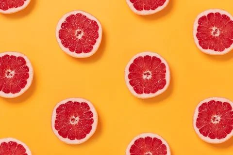 Grapefruits pattern Foto stock