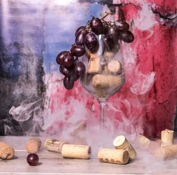Grapes are a non-climacteric type of fruit Stock Photos