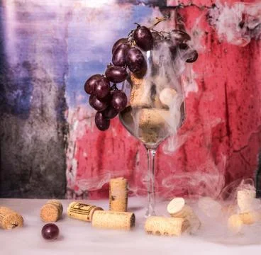 Grapes are a non-climacteric type of fruit Stock Photos