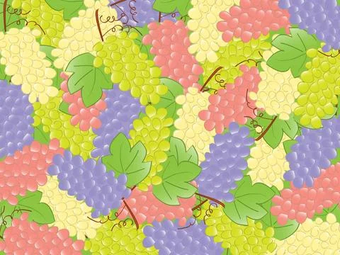 Grapes background. vector grapes background. vector Copyright: xZoonar.com... Stock Photos